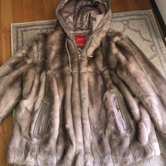 Esprit Jackets & Blazers - ESPRIT Faux Fur Jacket